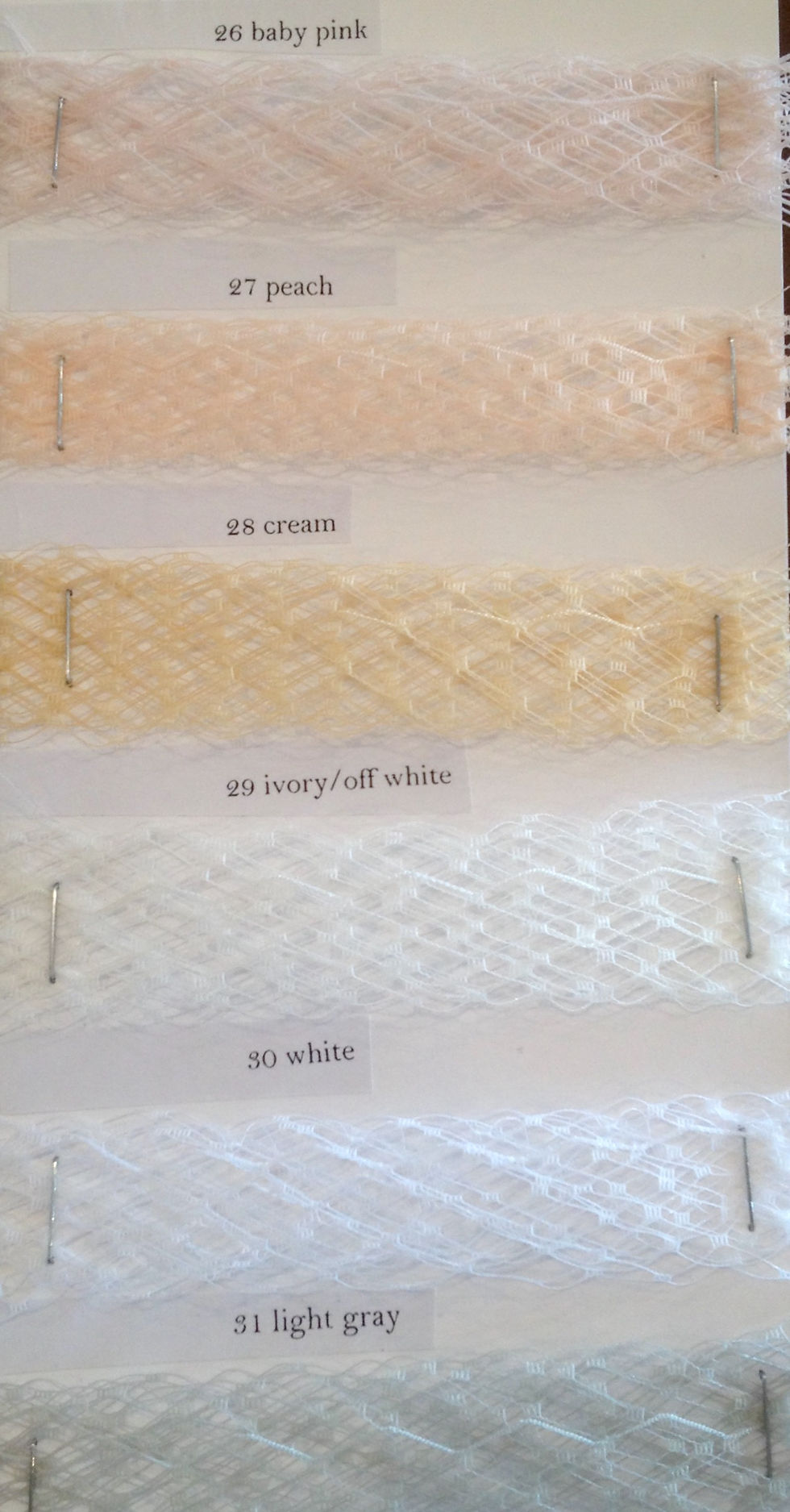 Light veil colors