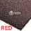 Thumbnail: RED EPDM Premium Smooth Gym Mats 1m x 1m x 15mm