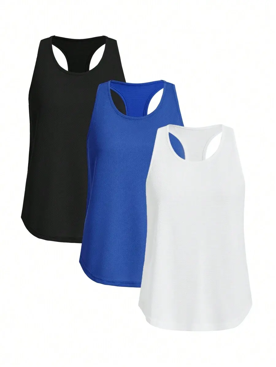 3 PCS -Sports Tank Top Gym WorkOut