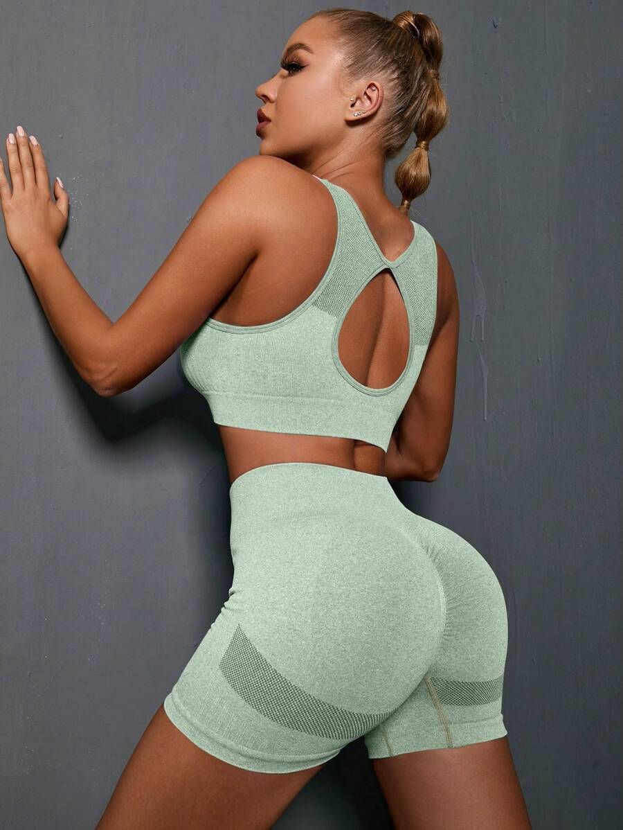 Short Sports Set for Workout actions