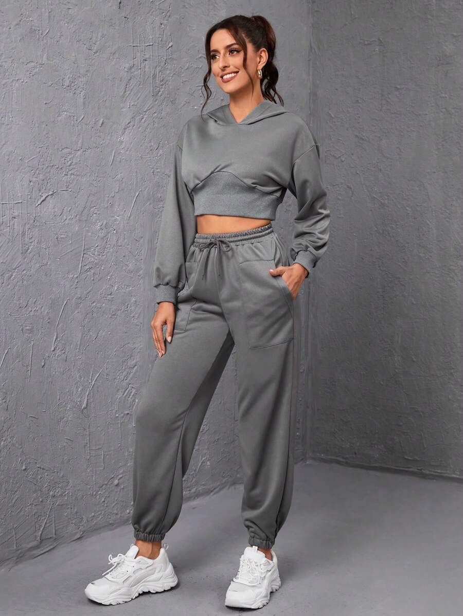 Sportswear active sets long top and long legging