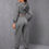 Thumbnail: Sportswear active sets long top and long legging