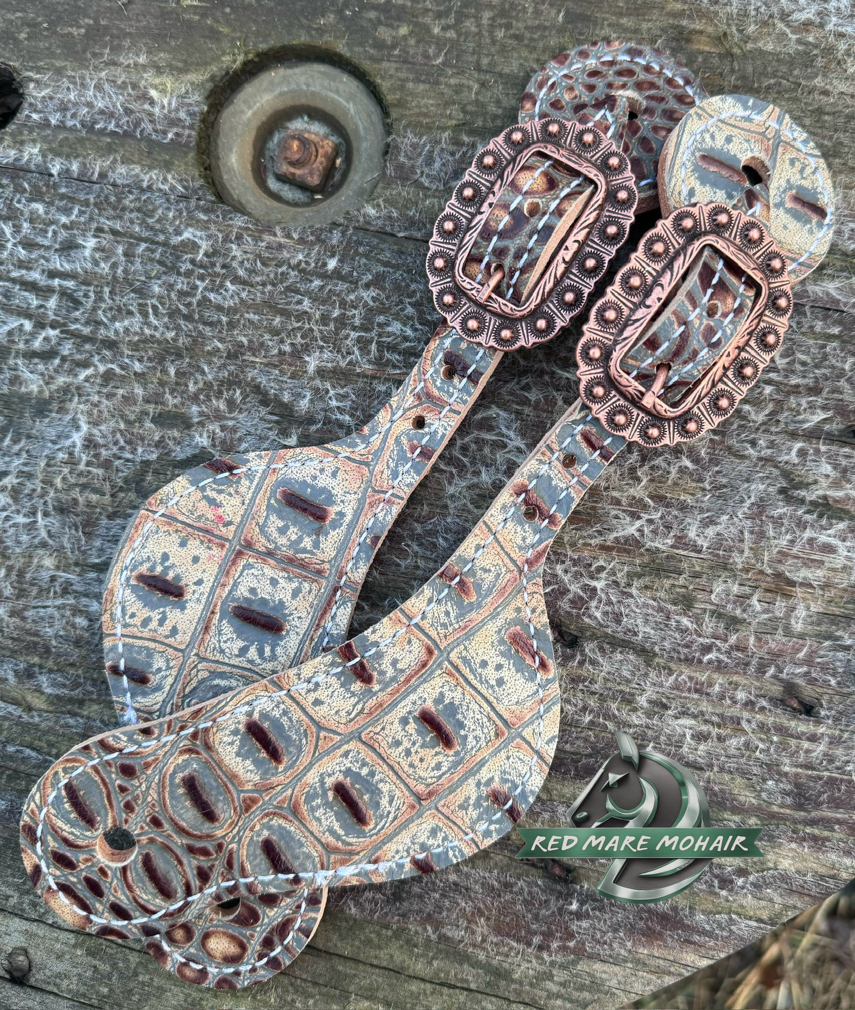 Earth Tones Gator Spur Straps