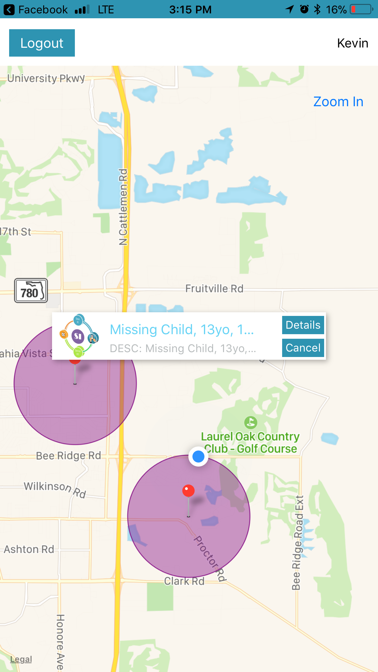 Multiple Geofence Broadcasts