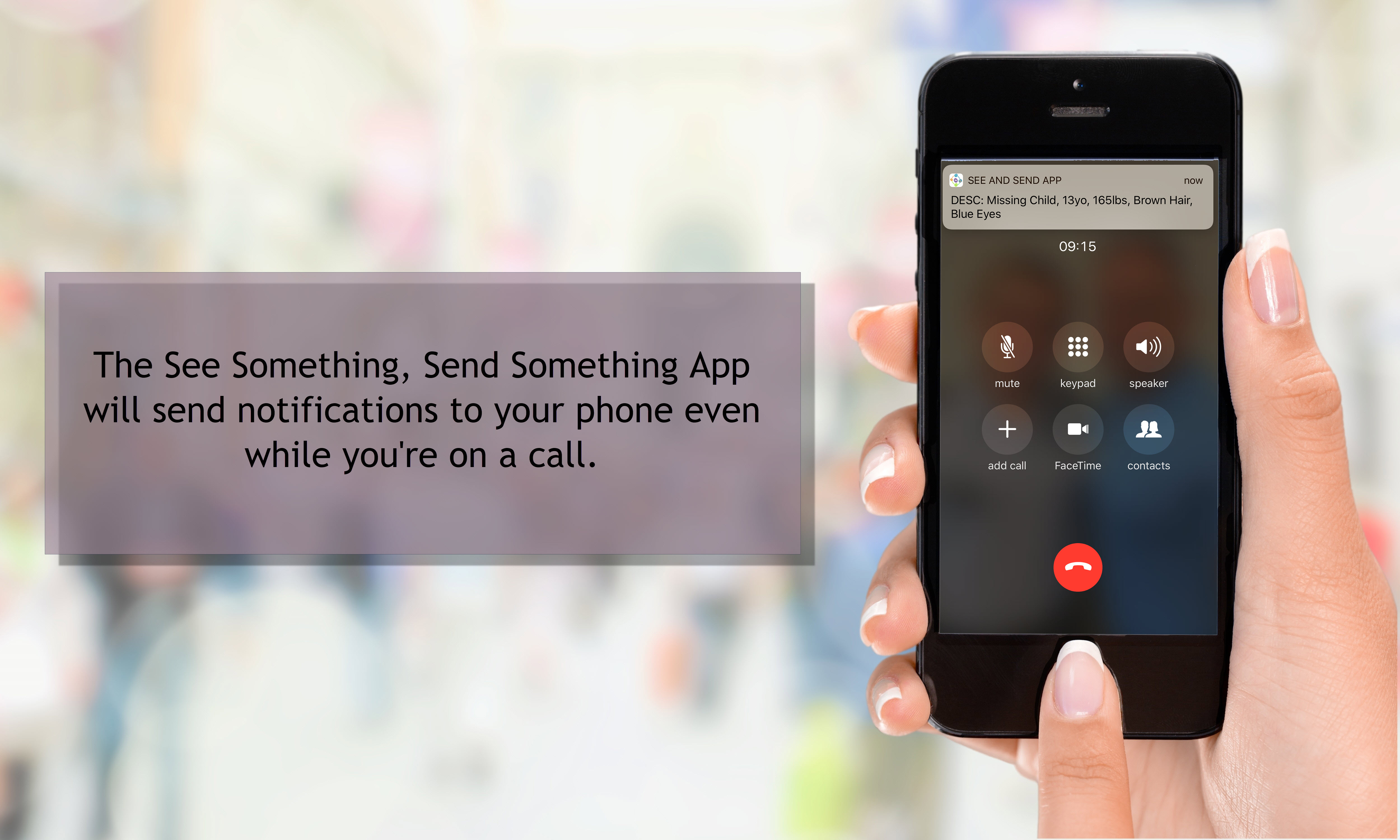 Alert While on the Phone