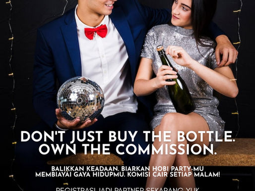 DON'T JUST BUY THE BOTTLE. OWN THE COMMISSION.