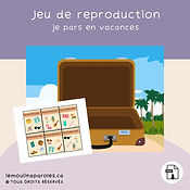 Je pars en voyage...