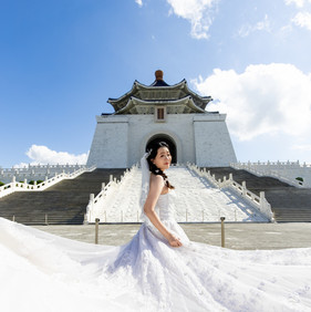 taipei prewedding photoshoot bride cks memorial hall