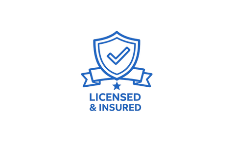 Licensed and insured badge representing RENIX Landscaping & Renovation's certified, insured, and professional services across Ontario.