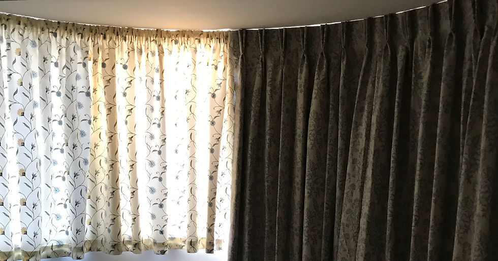 Blacout curtains by Luxury Smart Home Design