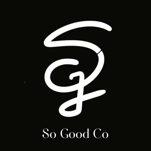 Stylized S.G. logo for So Good Co
