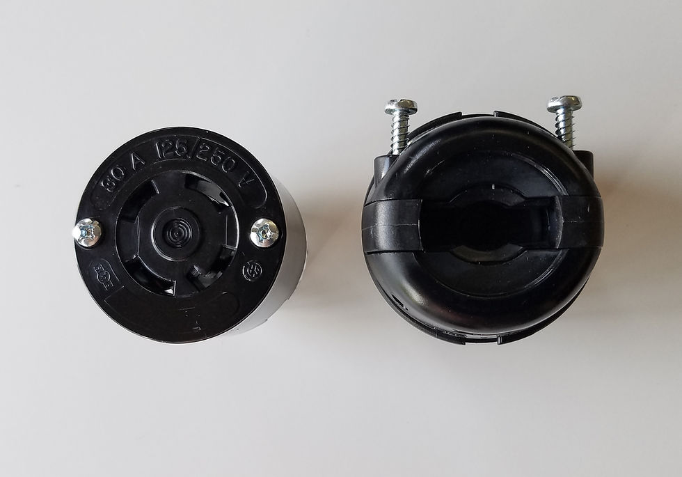 Thumbnail: Hubbell 2711BK Twist-Lock Plug