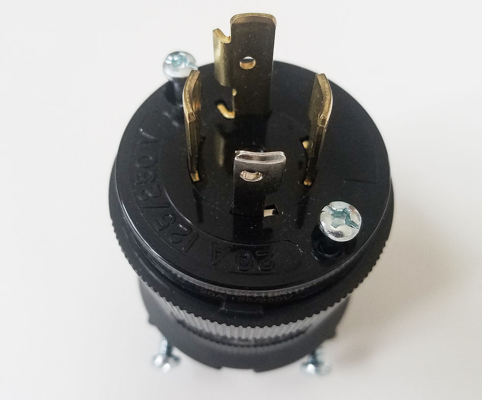 Thumbnail: Hubbell 2411BK Twist-Lock Plug