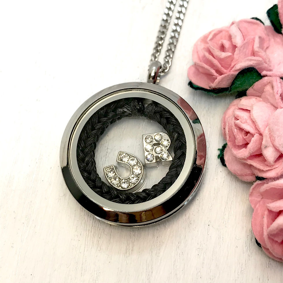 Thumbnail: 30mm Locket Pendant with Braid