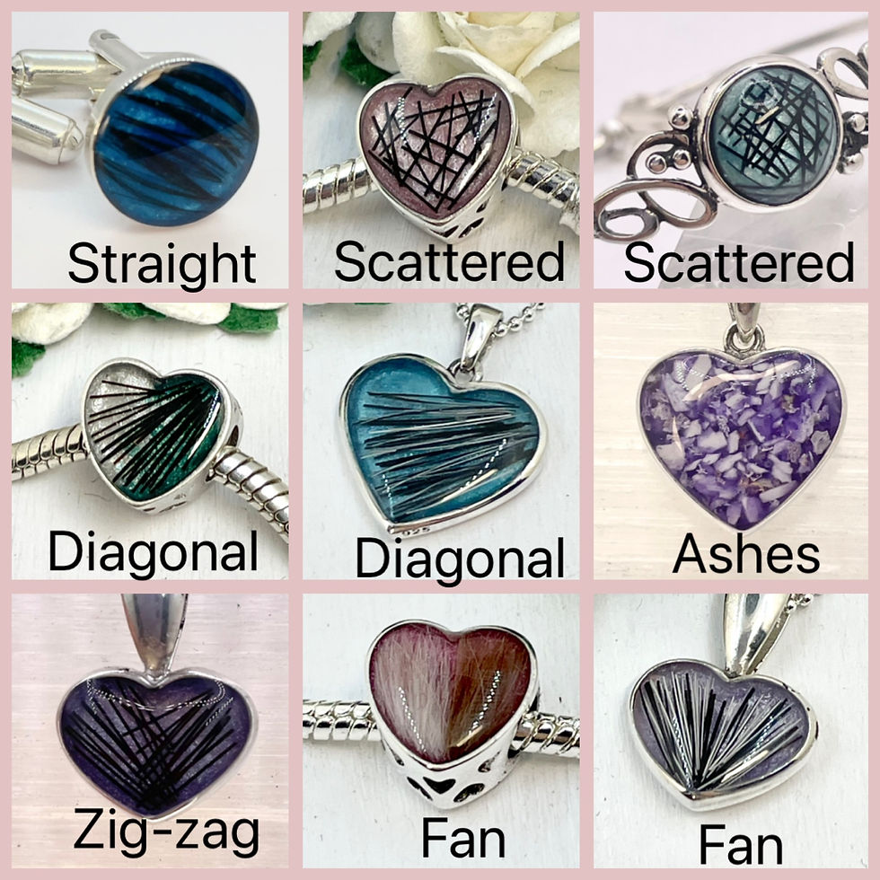 Thumbnail: Sterling Silver and Resin Cufflinks