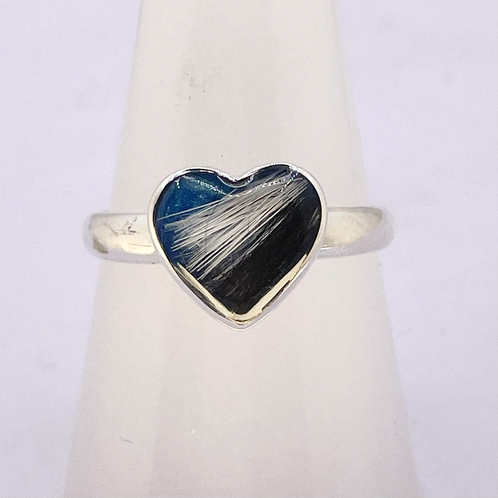Thumbnail: Sterling Silver Heart Ring