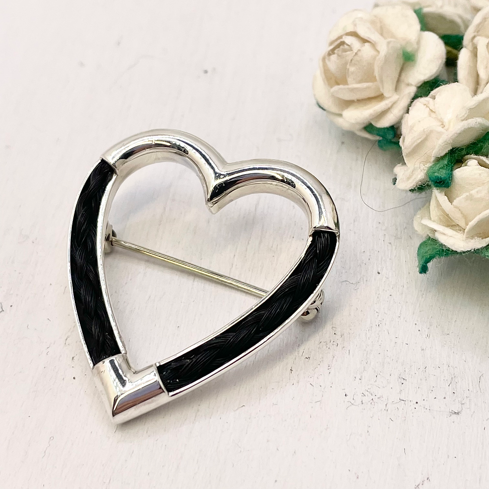 Thumbnail: Heart Brooch with Braid