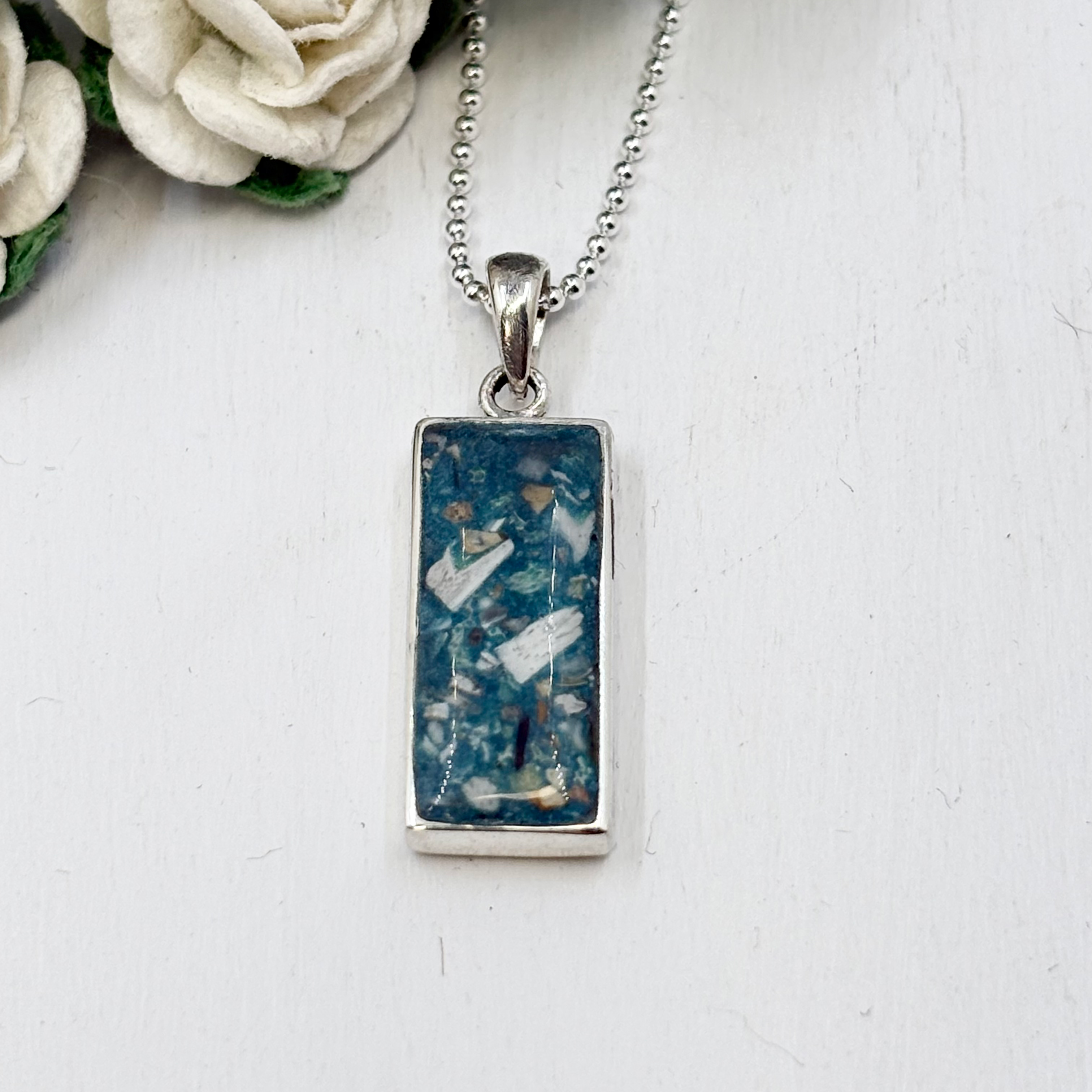 Sterling Silver 'Rectangle' Pendant