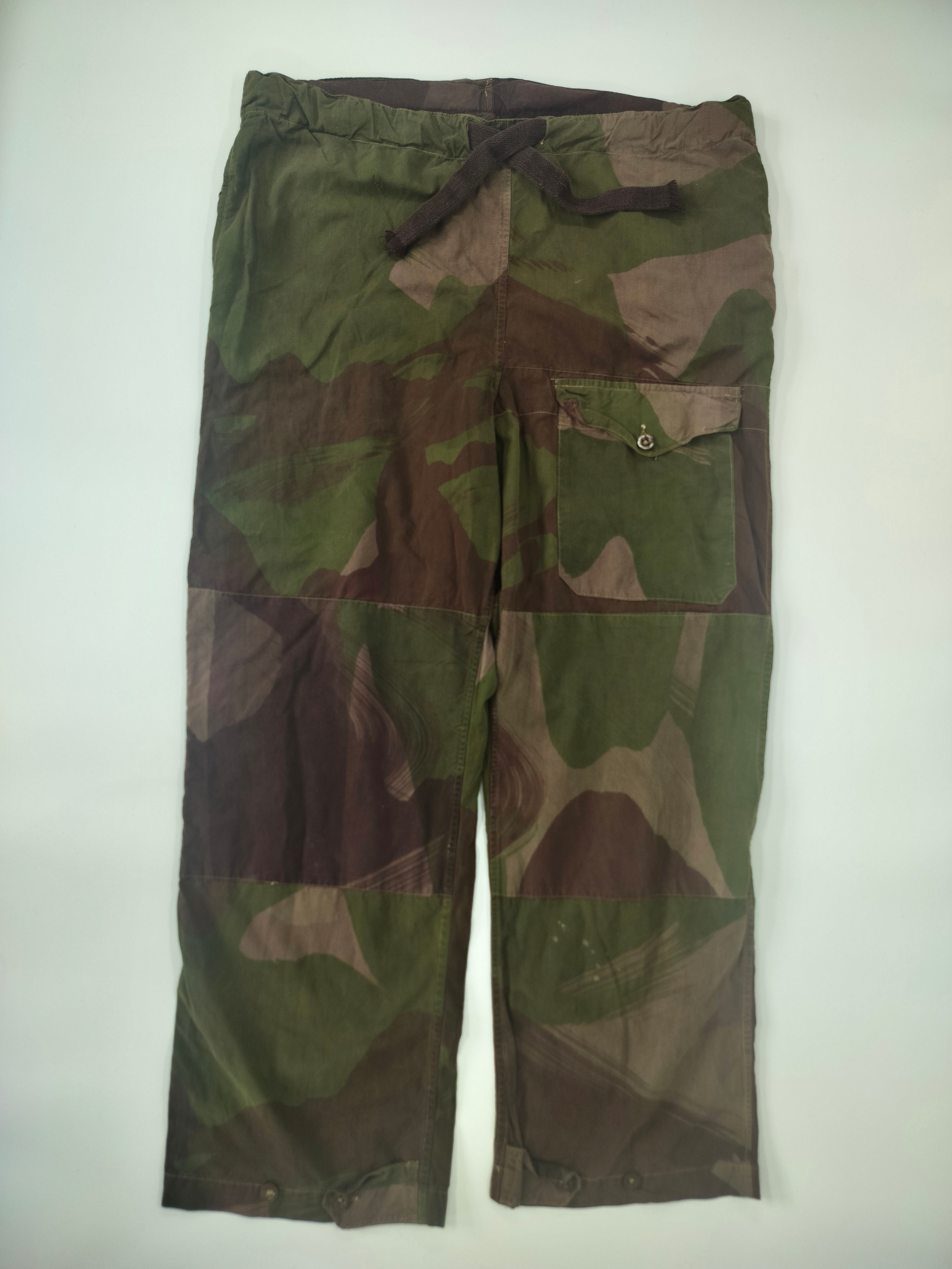 Original British Army 1943 Windproof Camouflage Trousers