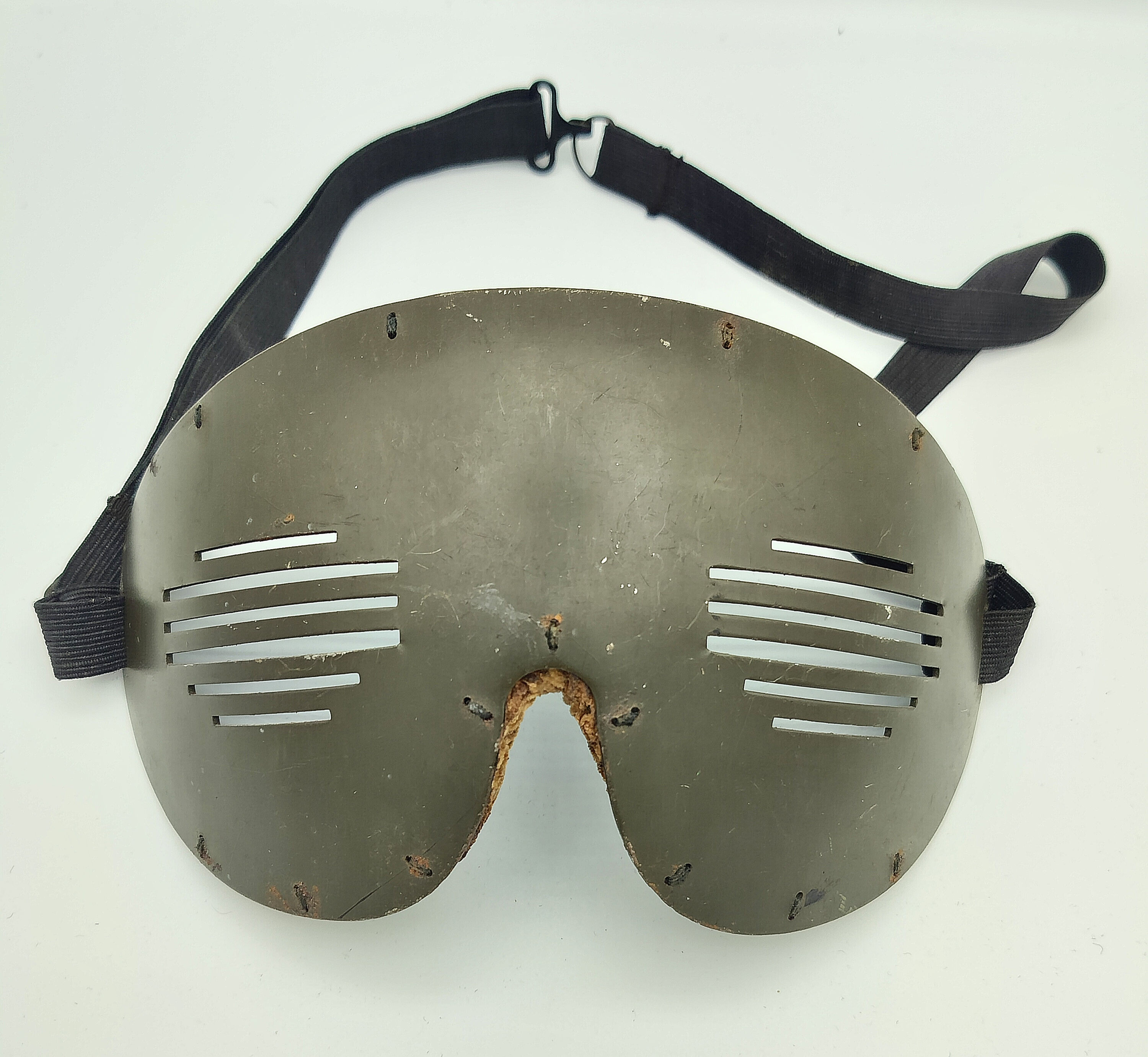 Original WWII USAAF Armored Flak Goggles – US Army Air Forces