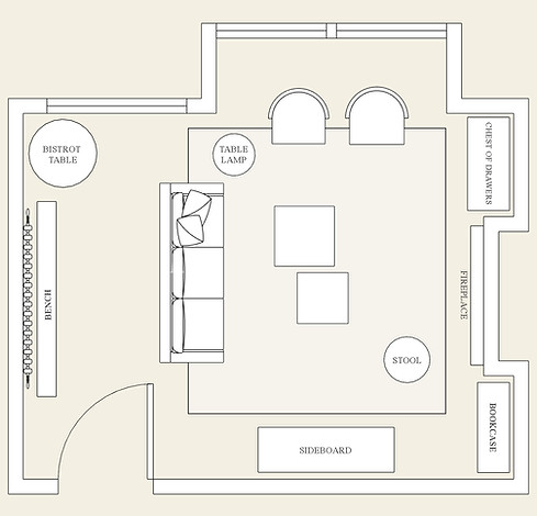 floorplan living room