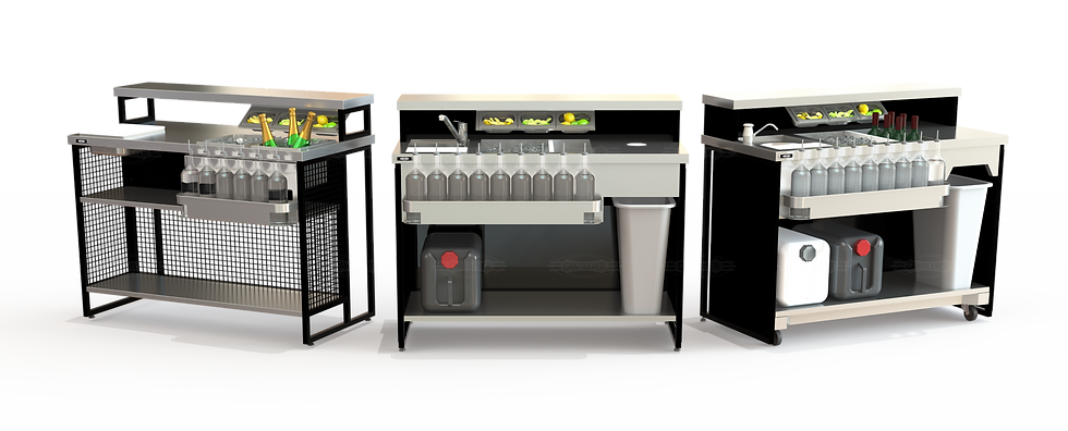 Sample Collection Bar The Bar Collection by Cantilever Bars | Event + Mobile bars | United ...