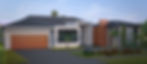 Architectural 3D rendering for the house in Florida