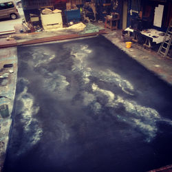 Woman In Black Gauze