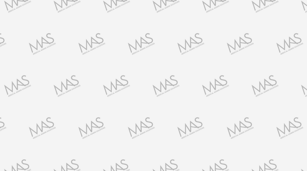 Pattern repetitivo con el logotipo de Medical Admin Solutions utilizado como elemento visual de branding para identidad corporativa y contenido digital.