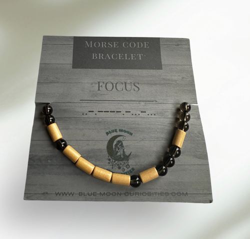 Morse code bracelet Focus
