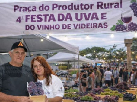 4ª Festa da Uva e do Vinho de Videiras acontece nos dias 17, 18 e 19 de abril em Indaiatuba