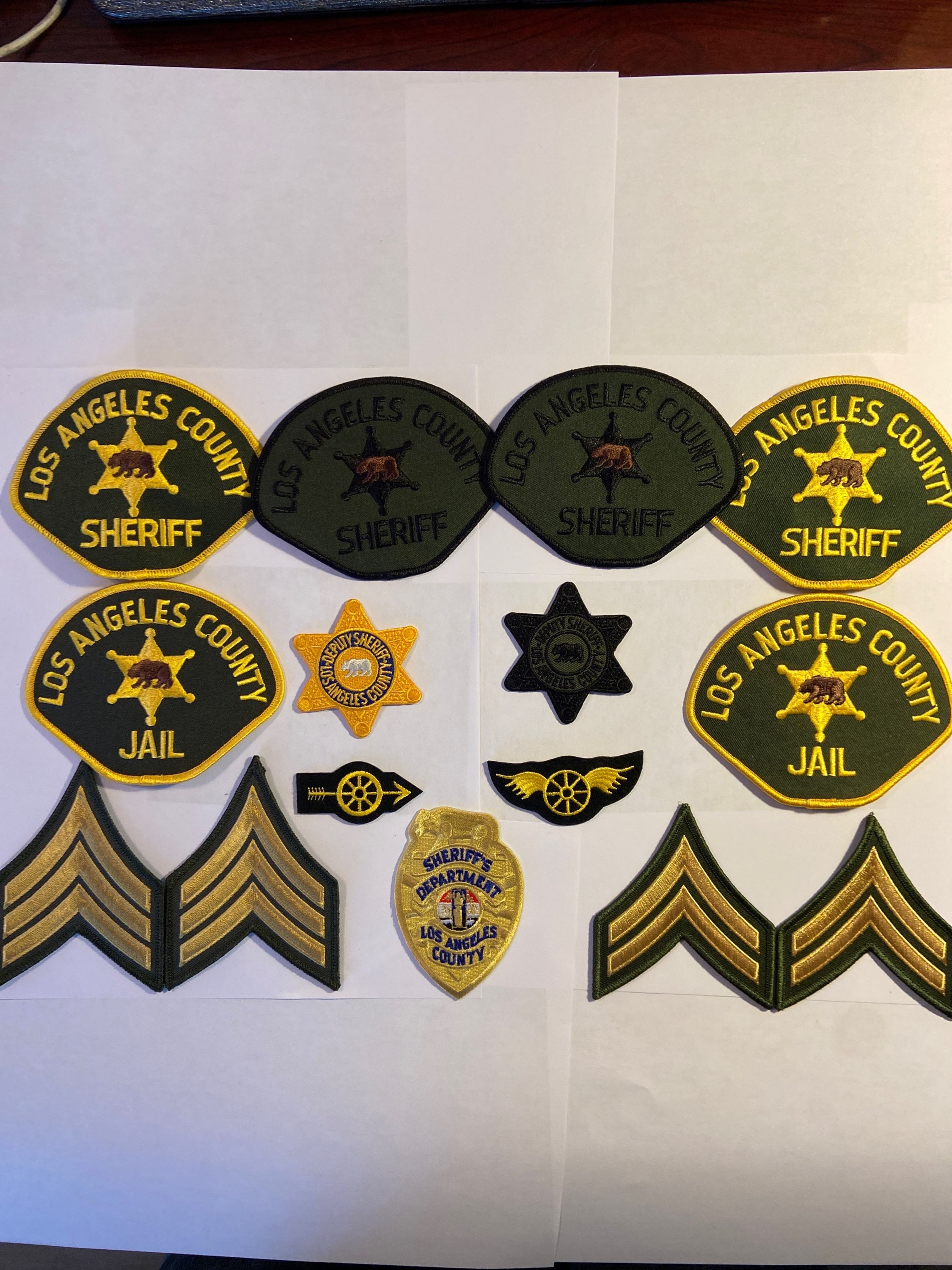 Los Angeles County Sheriff’s Department Collectors Lot of 13
