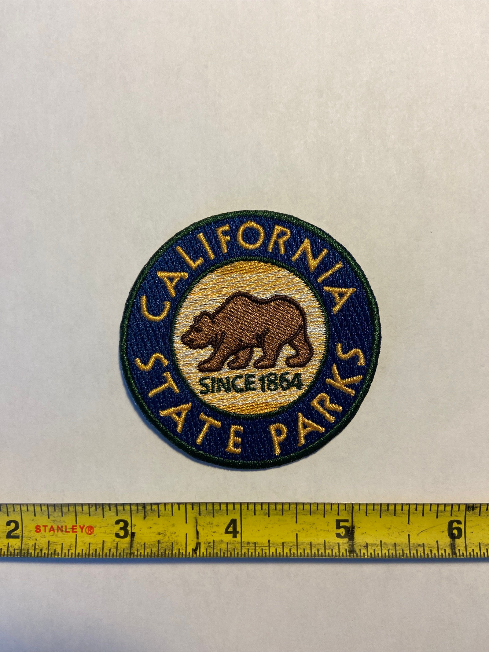 California State Parks 2” Circle Patch Sew On. 