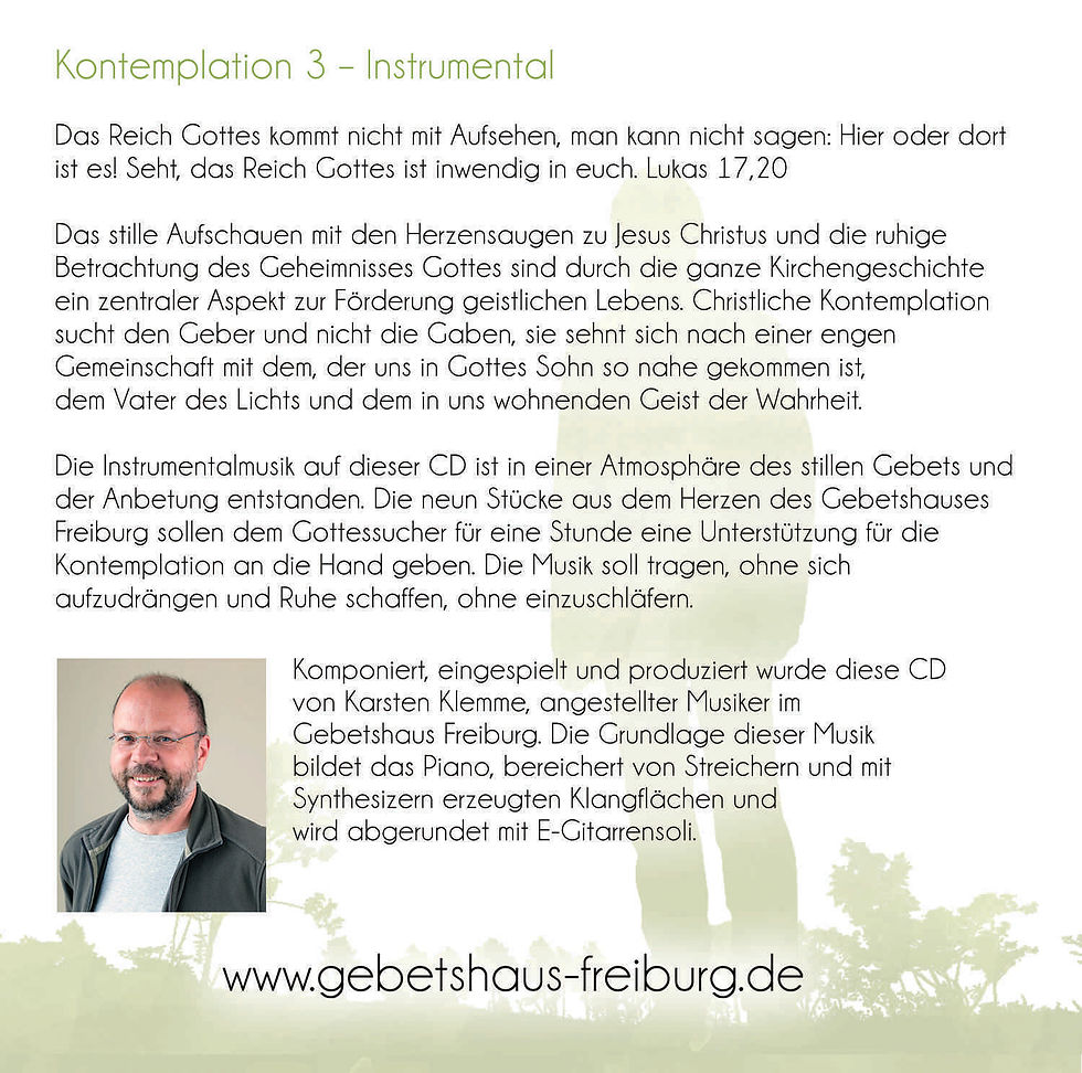 Miniaturbild: CD - Kontemplation 3