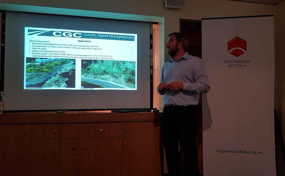 Barry Land Presents to Engineers Australia