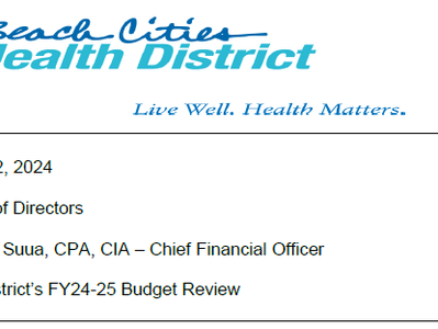 BCHD Misrepresents its Ratio of Program Costs to Property Taxes