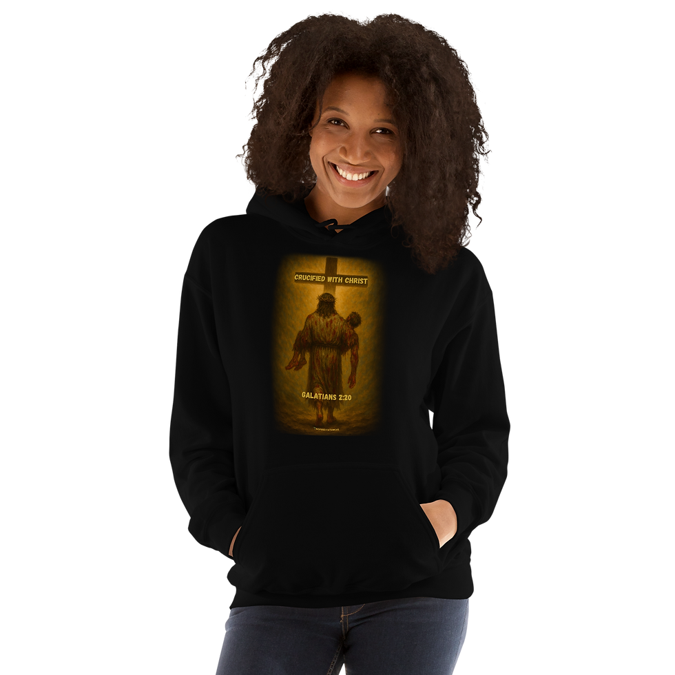 Thumbnail: Crucified With Christ - Unisex Hoodie