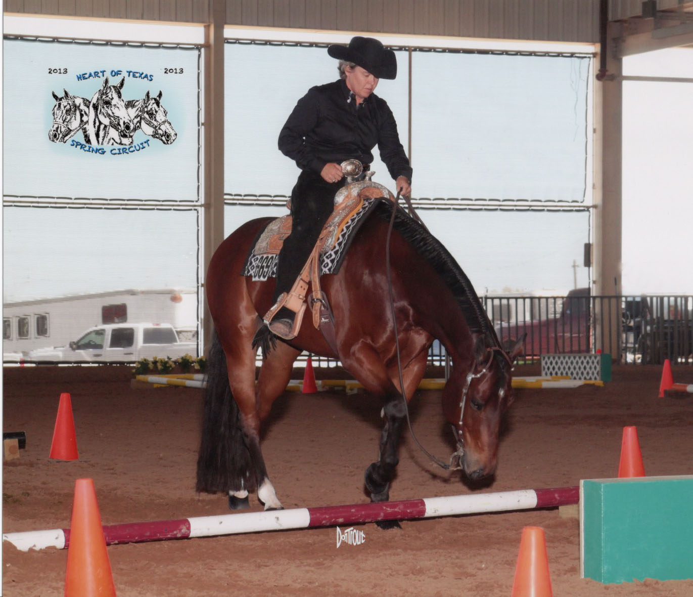 Michelle Tidwell in trail