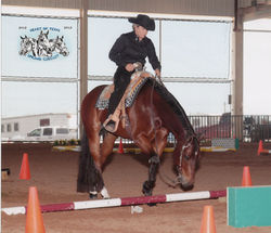 Michelle Tidwell in trail