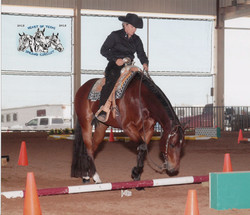 Michelle Tidwell in trail