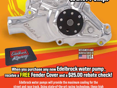 Get the Flow with Edelbrock Water Pumps