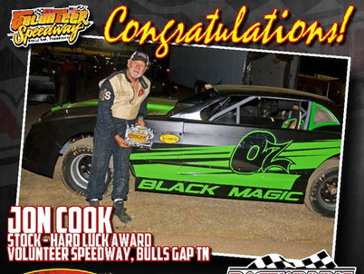 Racer Rewards Winners - Volunteer Speedway