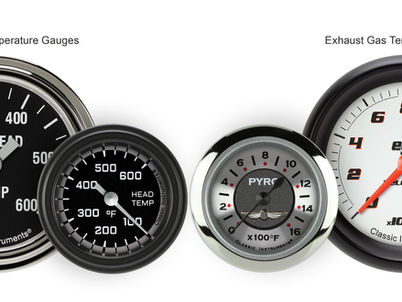 Classic Instruments Releases Exhaust Gas and Cylinder Head Temperature Gauges