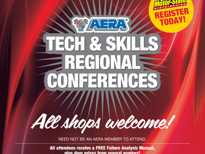 Make plans to attend AERA Tech & Skills conference March 30