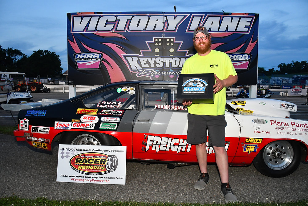 Kevin Romeo Keystone Raceway Richmond Gear Winner - Kevin Romeo
