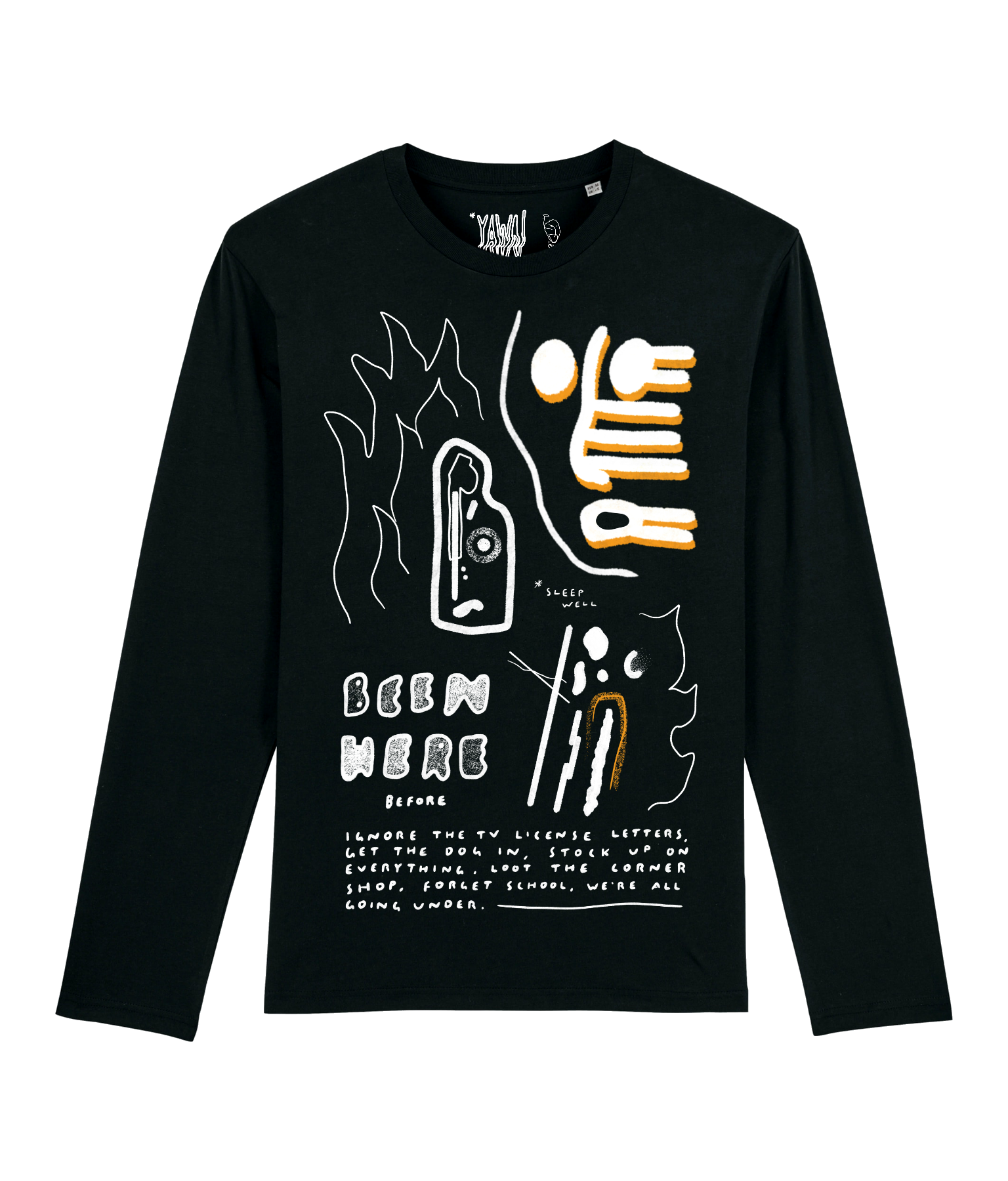 *world on fire longsleeve tee.