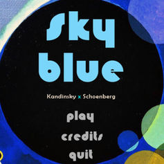 Fine Art games and VR Sky Blue Kandinsky and schoenberg