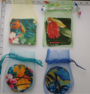 Thumbnail: Coasters - Handmade Set of 4