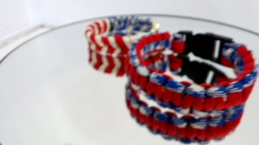 Thumbnail: 250 America - Paracord Bracelets