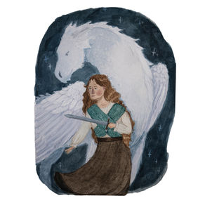 "Zima" 2023, Mixed media